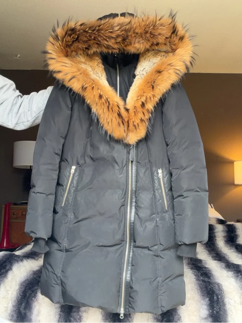 MACKAGE Luxury Down Parka, Women’s Medium - Picture 13 of 14